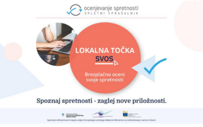 Odprte so prve lokalne točke za ocenjevanje spretnosti s spletnim orodjem SVOS v Sloveniji