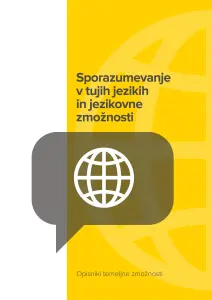 Tuji-jezik-naslovnica Sporazumevanje v tujih jezikih in jezikovne zmožnosti